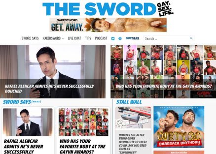 Gay porn site The Sword