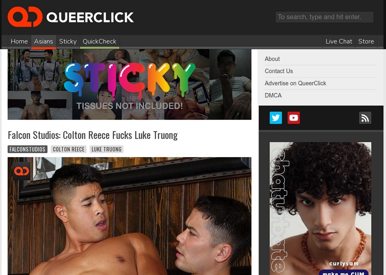 Live Nude Blogs - QueerClick Asians: Gay porn blog with nude Asian guys