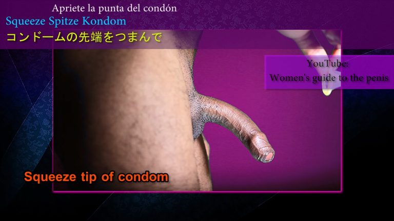 YouTube penis video: Black cock condom tutorial